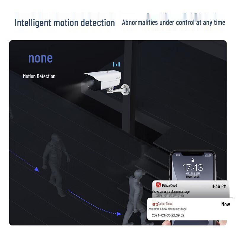 Dahua 4 Мп PoE IP камера видеонаблюдения с ночным видением