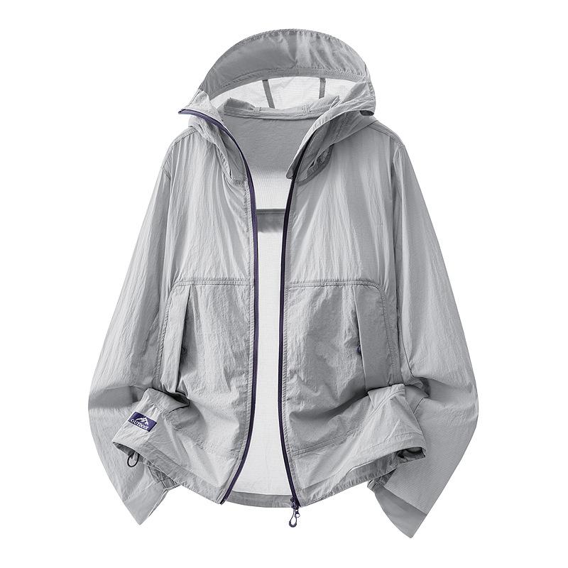 UPF10 + UV protection sunscreen clothing for women's summer outdoor sports and leisure ice silk skin clothing for couples sunscreen clothing for men