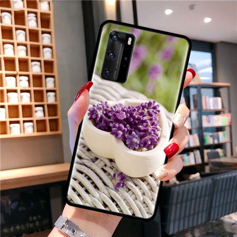 Лавандовый чехол для Samsung Galaxy A51 A71 M31 A41 A31 A11 A01 M51 M21 M11 M40, черный мягкий чехол для телефона Fundas