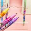 1 набор/12 шт. Kpop Охотники на демонов 0,5 мм Стираемая гелевая ручка, Выдвижная многоразовая ручка для стирания для студентов и офиса