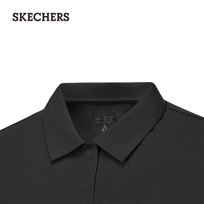 Skechers Женская вязаная рубашка-поло с коротким рукавом, лето 2026, P226W177