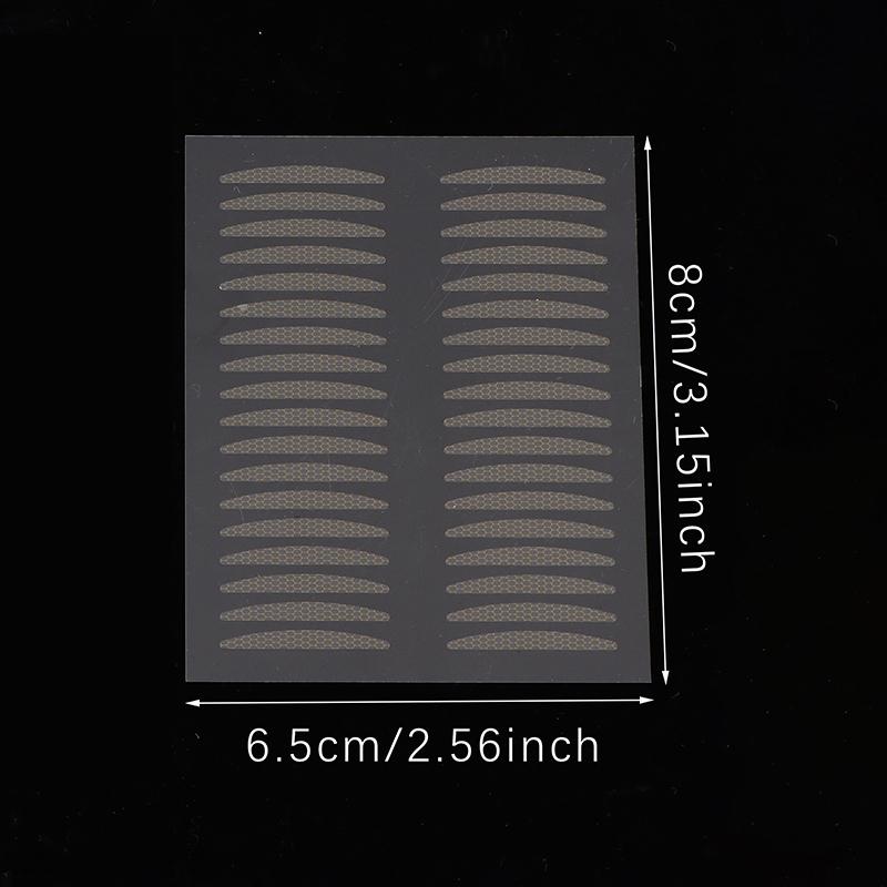 Невидимая двойная наклейка для век Кружевная полоска для подтяжки век Прозрачная марлевая сетчато-кружевная лента Самоклеящиеся наклейки Инструменты для подтяжки век