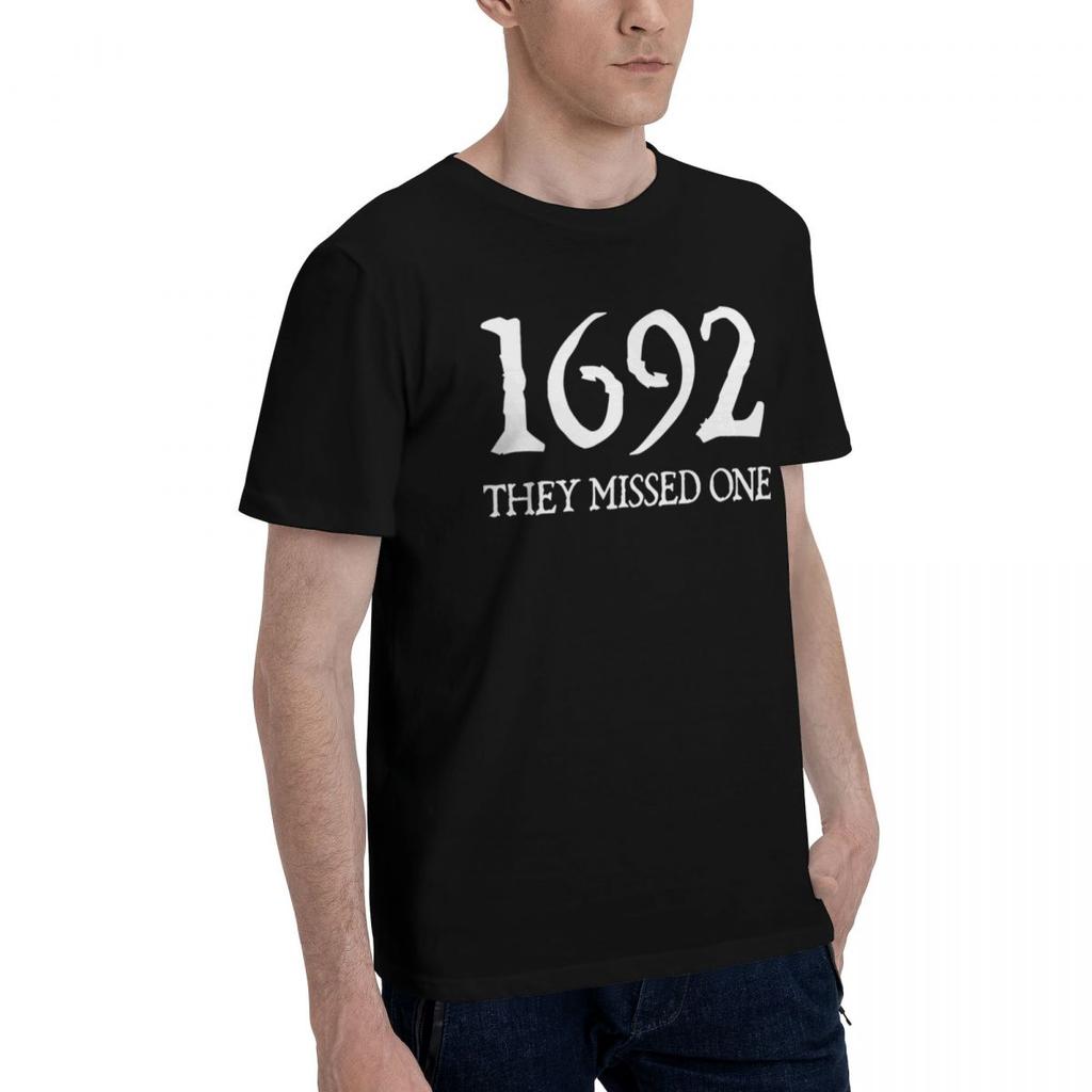 1692 Они Пропустили Одну Букву 100% Хлопок Повседневная Дышащая Удобная Винтажная Мужская Одежда Скидки Мужская Одежда