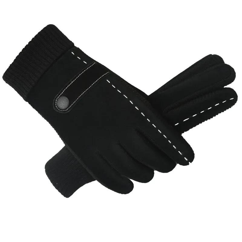 Skin Glove for Winter Skiing Outdoor Activity Bicycle Keeping Warm Anti Slip and Velvet Touch Screen for Outdoor Activity Bicycle Keeping Warm