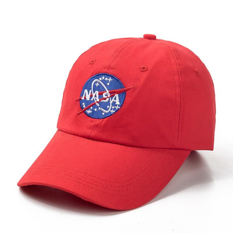 Premium Quality Cotton Nasa Letter Embroidered Baseball Cap Adjustable For Any Head Size
