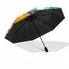 1pc Super Wings Automatic Folding Umbrella, Portable Collapsible Design, Casual Outdoor Accessory L1127033