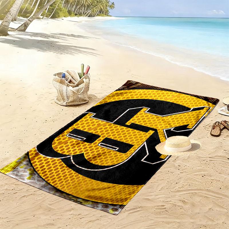 Пляжное полотенце с принтом BSC Young Boys, большое, мягкое, быстросохнущее, для пляжа, кемпинга, плавания