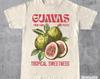 Guavas Retro Commercial Graphic Shirt, Vintages Guavas Label T-Shirt, Exotic Fruit Lover Tee, Cute Unisex Adult Graphic T Shirt, Cool Gift