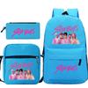 Animation Cartoon Children'S Backpack Leisure Pencil Bag Shoulder Bag Three-Piece Set, Primary And Secondary School School Bag