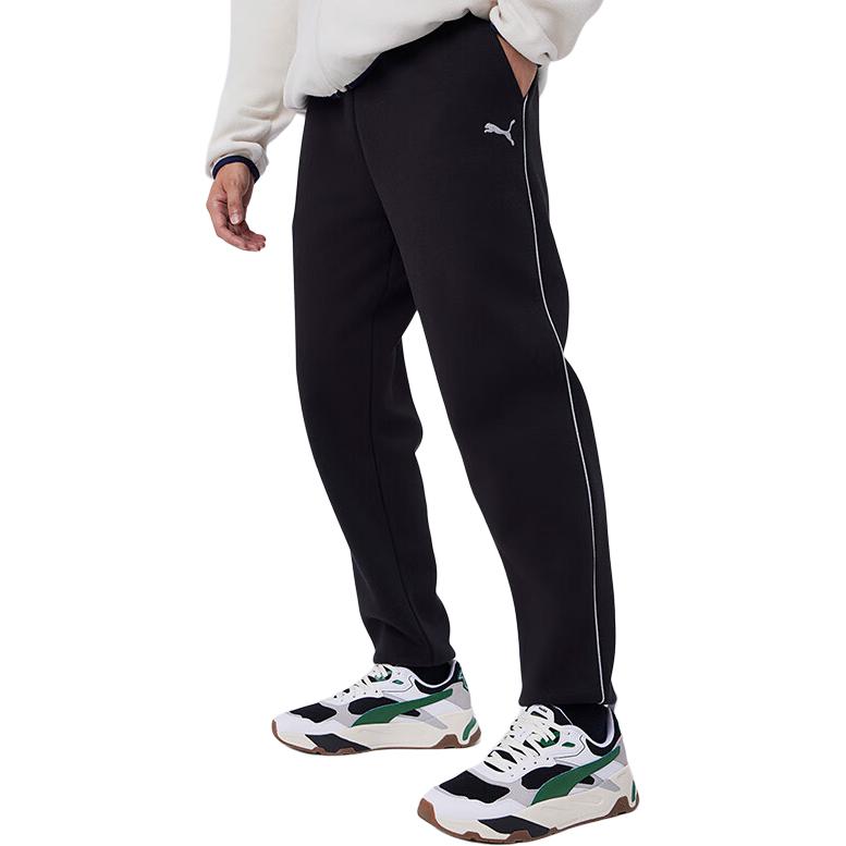 Puma Повседневные брюки мужские черные умеренные с манжетами 686083-01