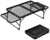 MINODEER Camping Outdoor Heat Bonfire Easy TWZ Table, Table, Foldable, Extendable, Resistant, Table, Picnic, Leisure, Camping, Foldable, Compact,