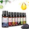 PHATOIL 10ML Pineapple Pear Grape Kiwifruit Fruit Fragrance Oils for Diffuser Aroma Healthy Calming Air Fresh Care DIY Fruit Perfume