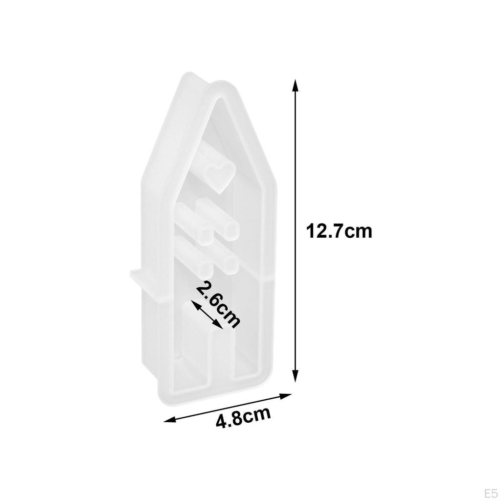 Heart House Silicone Model Candle Making Handmade DIY Soap Easter Epoxy Resin Casting
