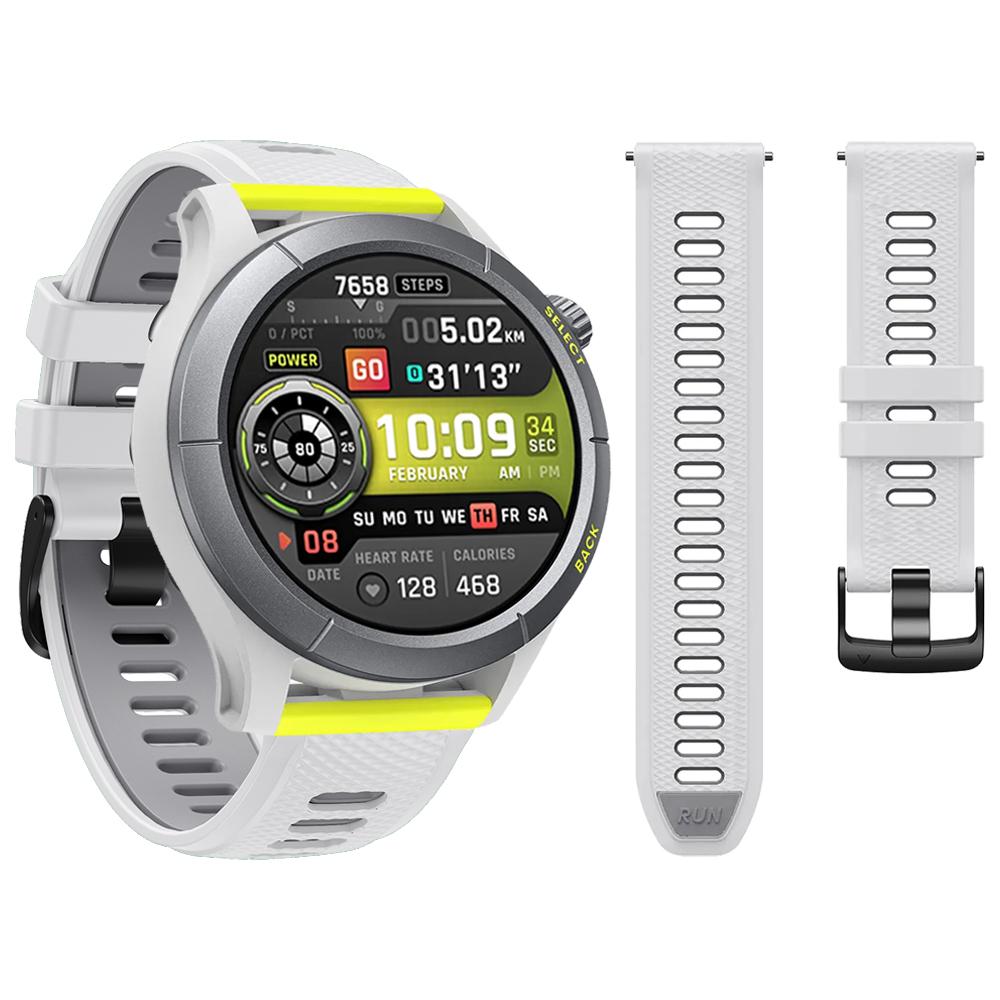 Ремешок с быстрой фиксацией 22 мм для Amazfit Cheetah Pro / Круглый спортивный мягкий силиконовый ремешок для Amazfit GTR 4 3 Pro 2/Stratos Браслет