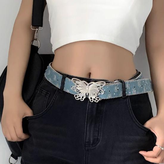 Женский широкий ремень однотонного дизайна с пряжкой-бабочкой, универсальный ремень для платья, рубашки