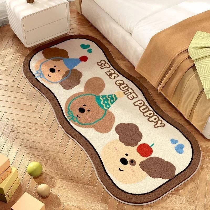 Cute Dachshund Rug, Vintage Cartoon Dog-Shaped Mat, Non-Slip Comfortable Carpet For Living Room And Kitchen Entrance