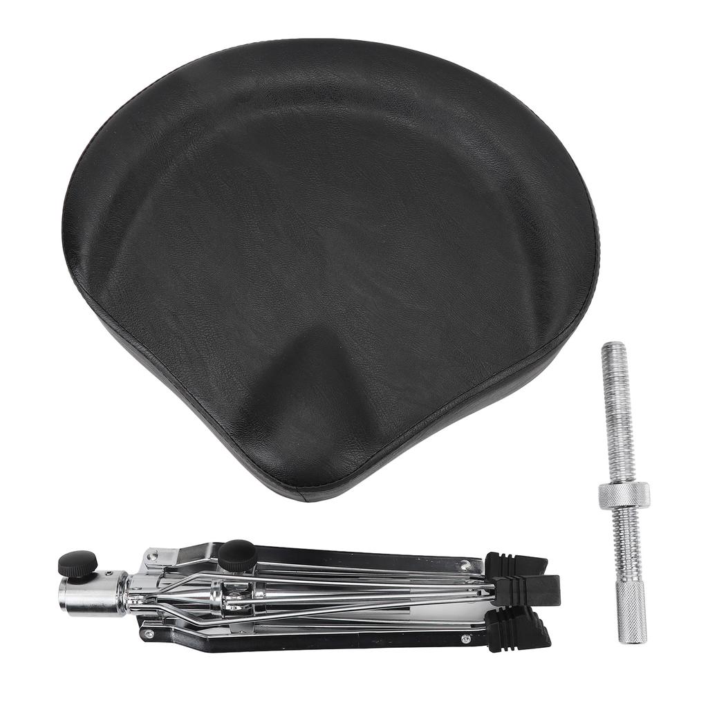 Барабанный трон с регулируемой высотой, мягкая двойная поддержка, нескользящие ножки, вращающийся барабанный стул