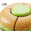 Portable Fidget Spinners Hamburger Press Spinner, Stress Relief to Spin Burger Toy, Desk Toy Decompression Spinning Ball for Office, Home, Travel