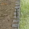 Landscape Edging Border No Dig All-weather Garden Isolation Edging Border with Spikes Easy-to-Install Cuttable Isolation Edging for Flower Beds Yard