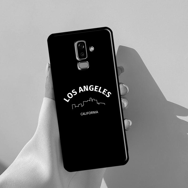 Чехол Лос-Анджелес Калифорния для Samsung Galaxy J3 J5 J7 2017 A3 A5 J1 2016 J4 J6 Plus A6 A7 A8 A9 J8 2018 Coque