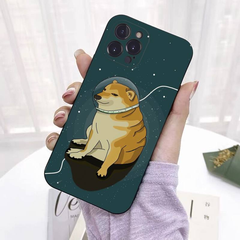 Чехол для телефона Doge Dog Cheems Meme для iPhone 13 Pro MAX 14 11 12 Mini X XS XR 6 7 8 Plus SE 2020, мягкий чехол из ТПУ