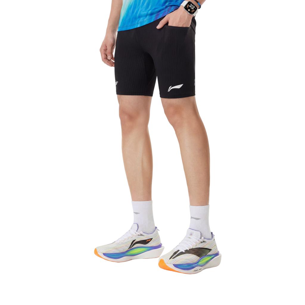Men's Shorts Li-Ning Li Ning Dragon Sparrow Running Shorts Men's Black