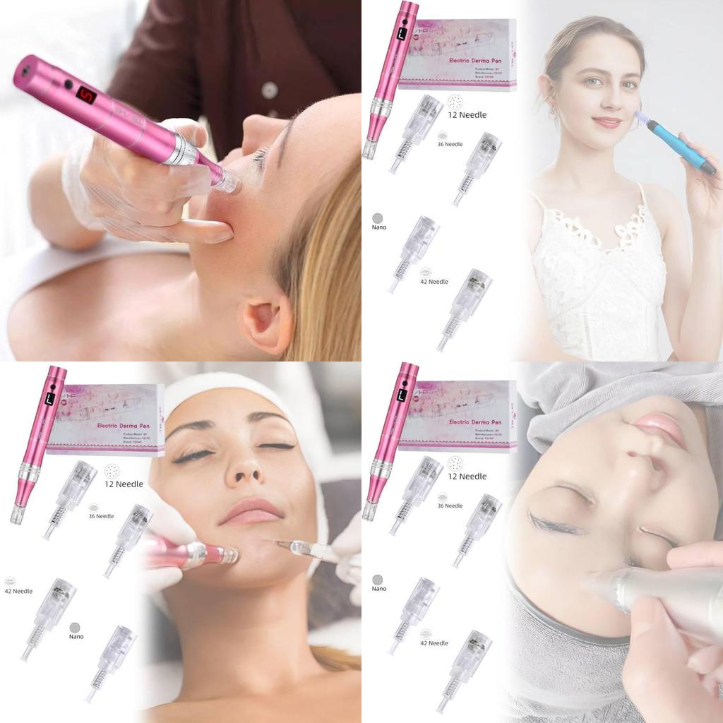 Tbphp Беспроводной Электрический Микродермабразионный Аппарат Портативный Косметологический Инструмент с 7 Регулируемыми Настройками для Домашнего Использования