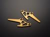 Gcraft Racing Stand Hook Gold 32071