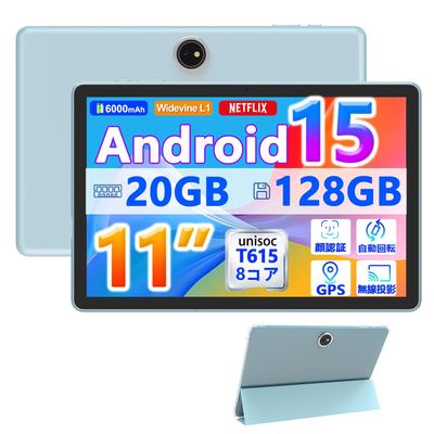 Android 15 COOPERS P13 Ultra IPS T615 6000 мАч 20 ГБ памяти Физические 12 ГБ 128 ГБ хранилища 1 ТБ Widevine L1 GMS Face Case Синий планшет, 11 дюймов 1280800