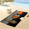Name Custom Valencia CF Print Beach Towel, Large Soft Quick Dry Towel for Beach Camping Swimming
