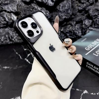 Мягкий ТПУ Прозрачный Чехол для Телефона для iPhone 13 14 11 12 15 Pro max SE 7 8 Plus X XR XS max Ультратонкий Прозрачный Защитный Чехол Задняя Крышка