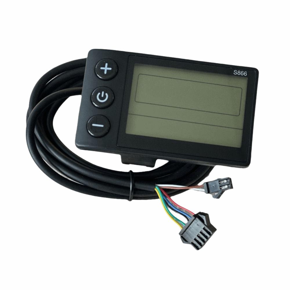 S866 Electric Bicycle Display 24V 36V 48V E-bike LCD Display Instrument  Electric Scooter