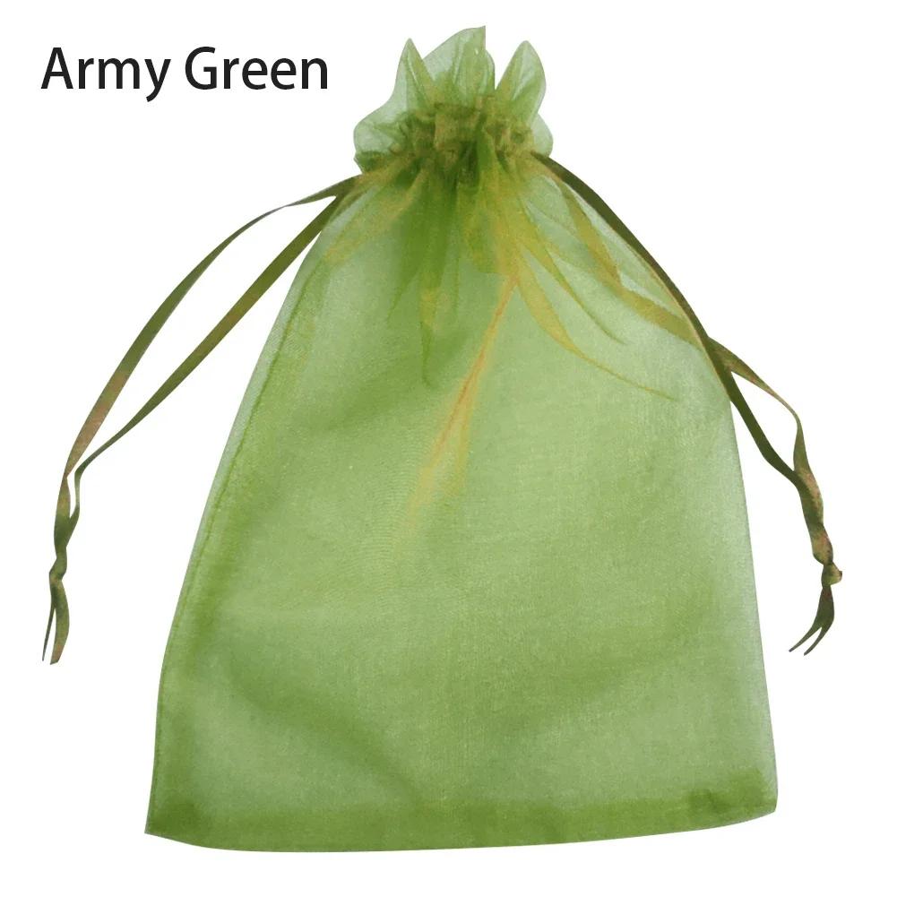 11/111Pcs Fruit Grape Protection Bags With Drawstring Garden Mesh Netting Bags Plant Cover Mesh Bag for Fruit Flower Vegetables