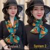 2024 Autumn/Winter Fashionable Versatile Women's Silk Scarf – Warm, Stylish, Korean-Inspired, Perfect for Any Occasion