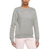 Nike Sweatshirts Women's Gray Crew Neck Moderate Other DQ5752-063