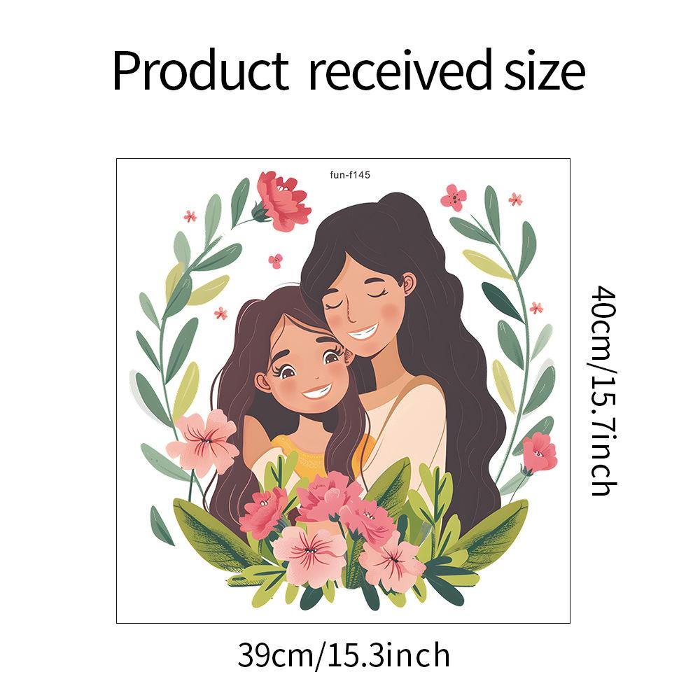 Fun-f145 Мультяшная гирлянда ко Дню матери для детской спальни, торгового центра, коммерческого фона, ландшафтного дизайна, настенных наклеек