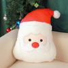 Christmas Santa Plush Toy Reindeer Pillow Soft Decor Gift For Holiday Season