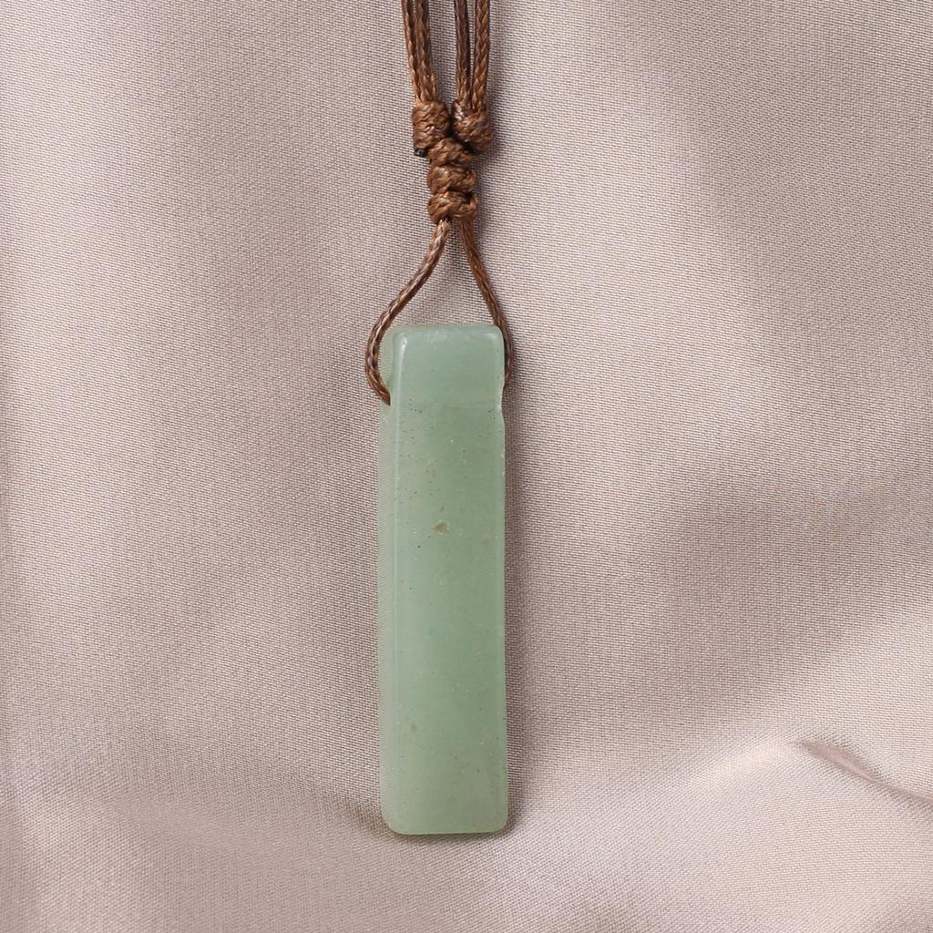 Женское ожерелье из натурального камня, зеленое ожерелье с авантюрином, нерегулярный кулон, подвески для женщин, романтический подарок на день рождения