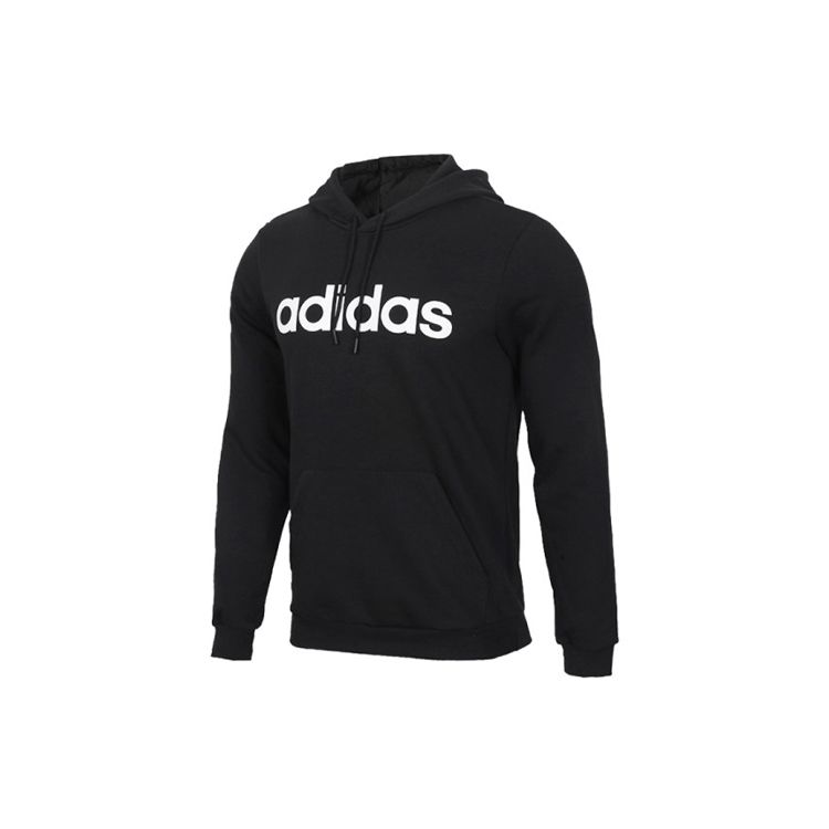 Adidas Sports Hoodie Men Tops Black DW8022