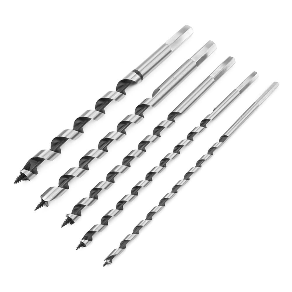 5pcs Hex Shank Fast Cut Auger Bit Hexagon Handle Drill Bit  Planting Hole Drilling