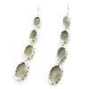 [E4187] - 'Cristal Palace' Earrings Gray