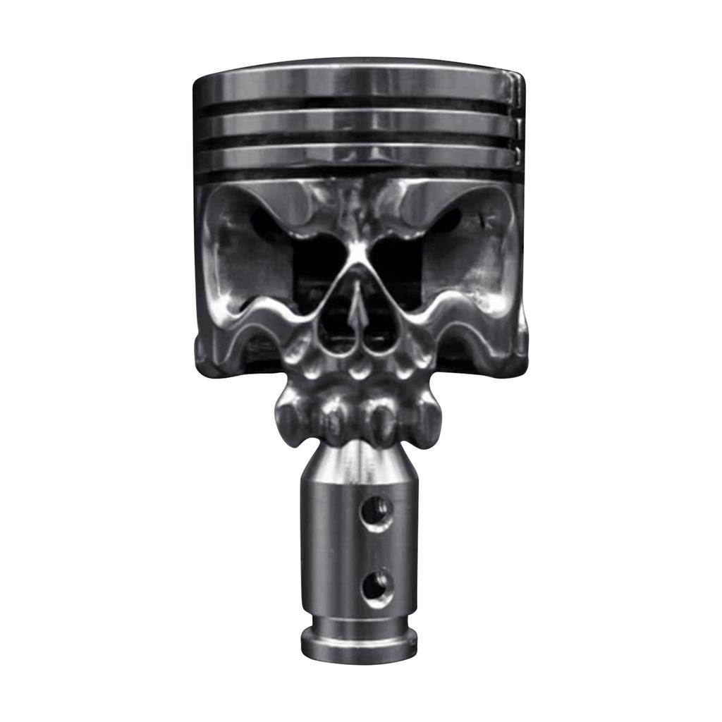 Стильная ручка рычага переключения передач из нержавеющей стали в форме черепа для автомобилей с механической/автоматической коробкой передач