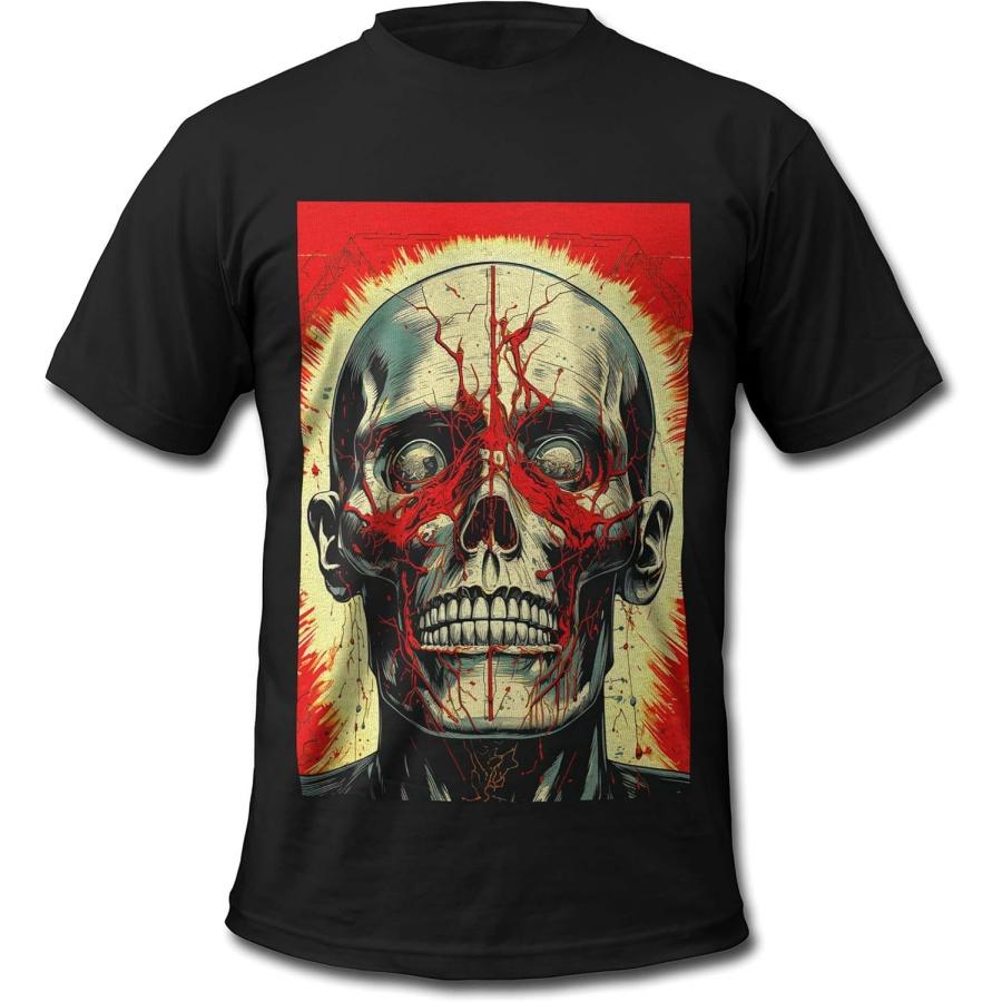 Bands and Bones The Living Dead 5 Zombie Tribute Men's T-Shirt