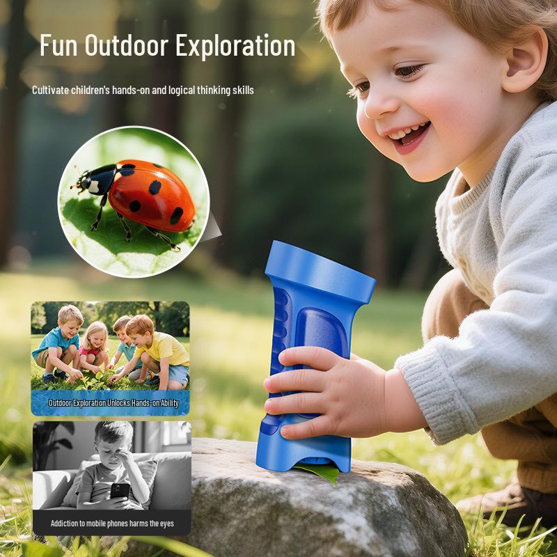 High-Definition Portable Children's Microscope for Outdoor Science Experiments, Model 395