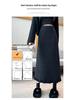2025 Autumn/Winter Women's Polka Dot Lace Knit A-line Skirt - High Waist, Slimming, Lazy Style