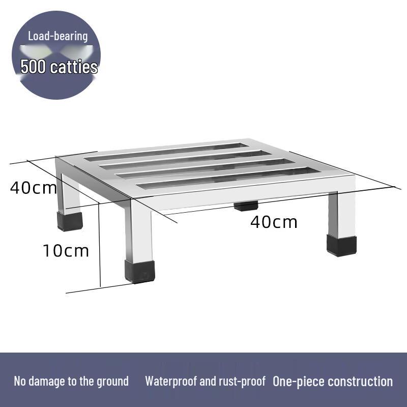 Stainless Steel Movable Plant Pot & Appliance Stand