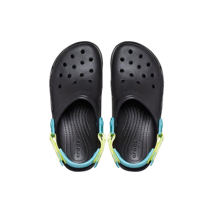 Crocs Клоги для бездорожья Удобные Универсальные Нескользящие Клоги Унисекс клоги Черные 206340-0C4