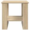 Coffee Table Sonoma Oak 51 x 50 x 50 cm Engineered Wood