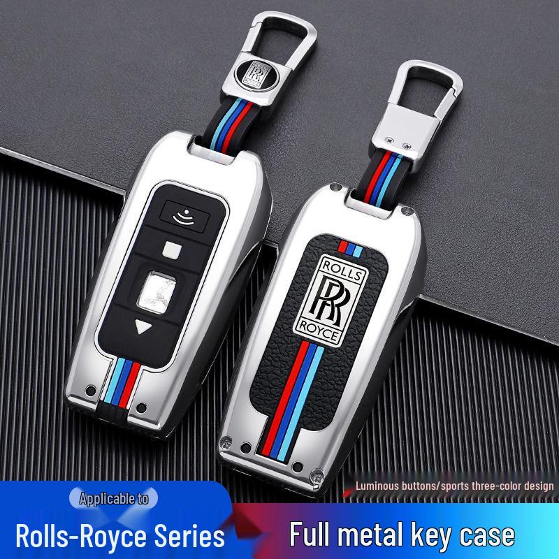 Metal Key Case for Rolls-Royce: Ghost, Cullinan, Phantom, Wraith, Dawn