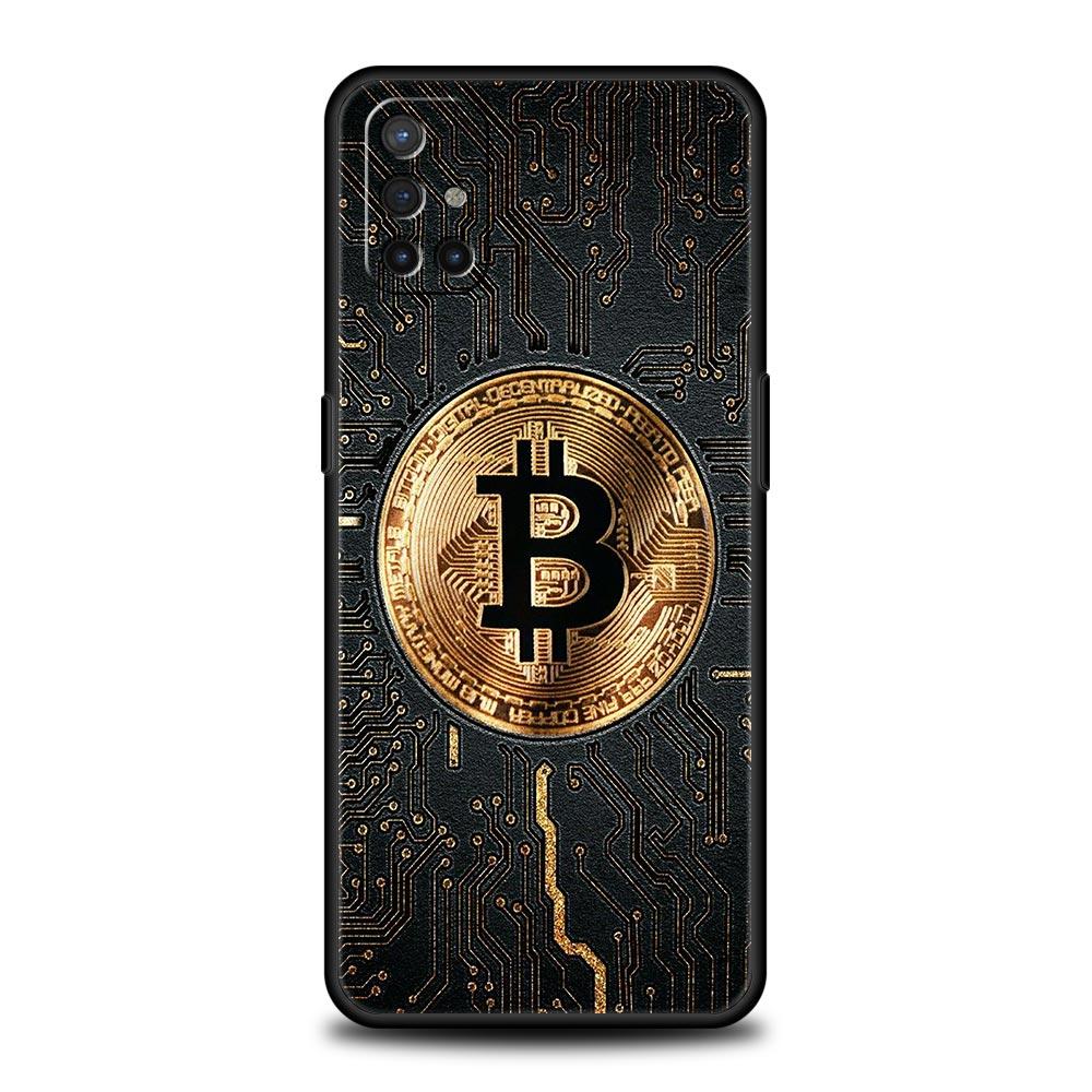 Роскошный чехол-бампер Bitcoin B для OnePlus 13 12 11 10 9 8 7T Pro 13R 12R 10R 9RT 8T Nord N200 N30 2T CE 2 3 5G Lite Мягкая крышка